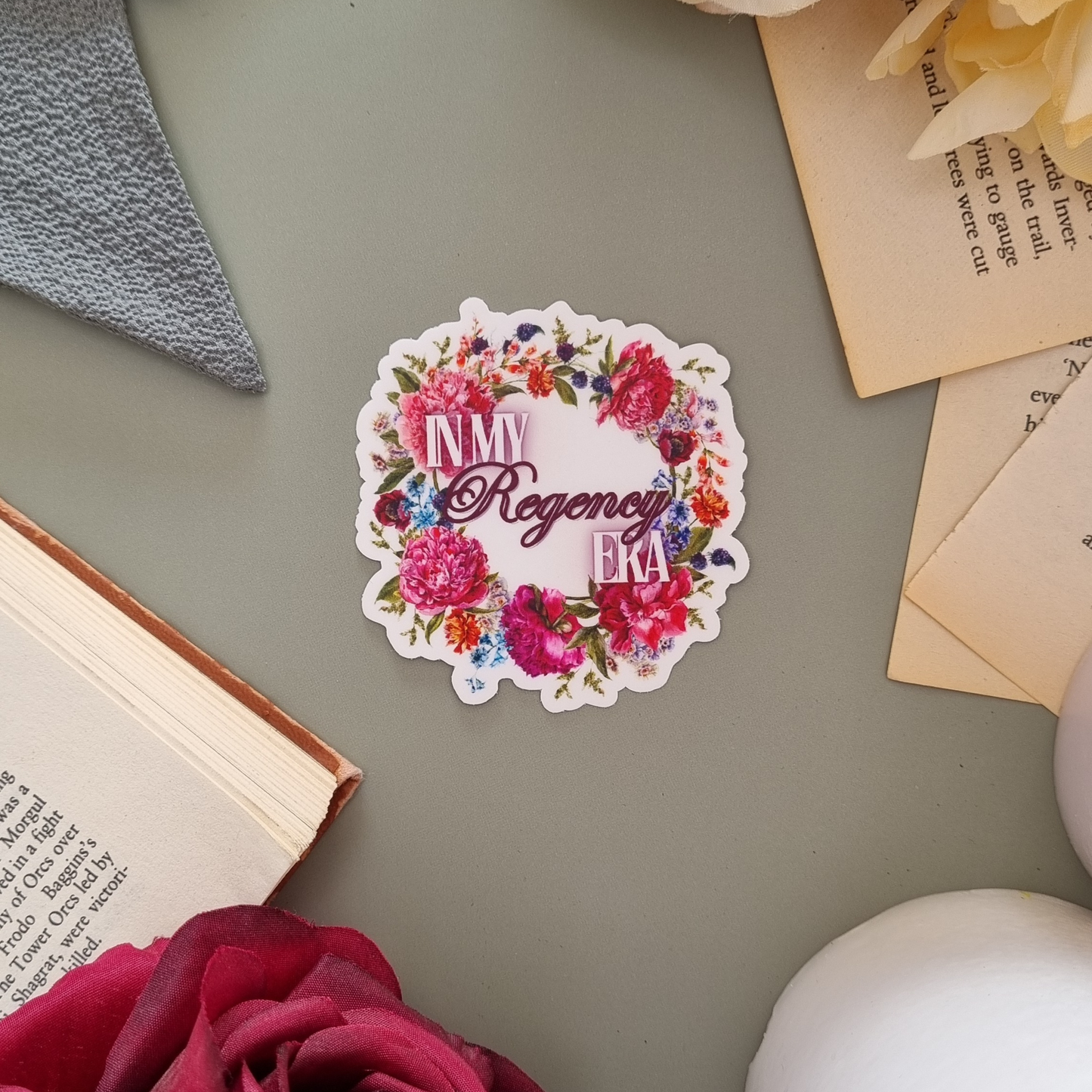 Regency Era Premium Sticker - Lavish Library