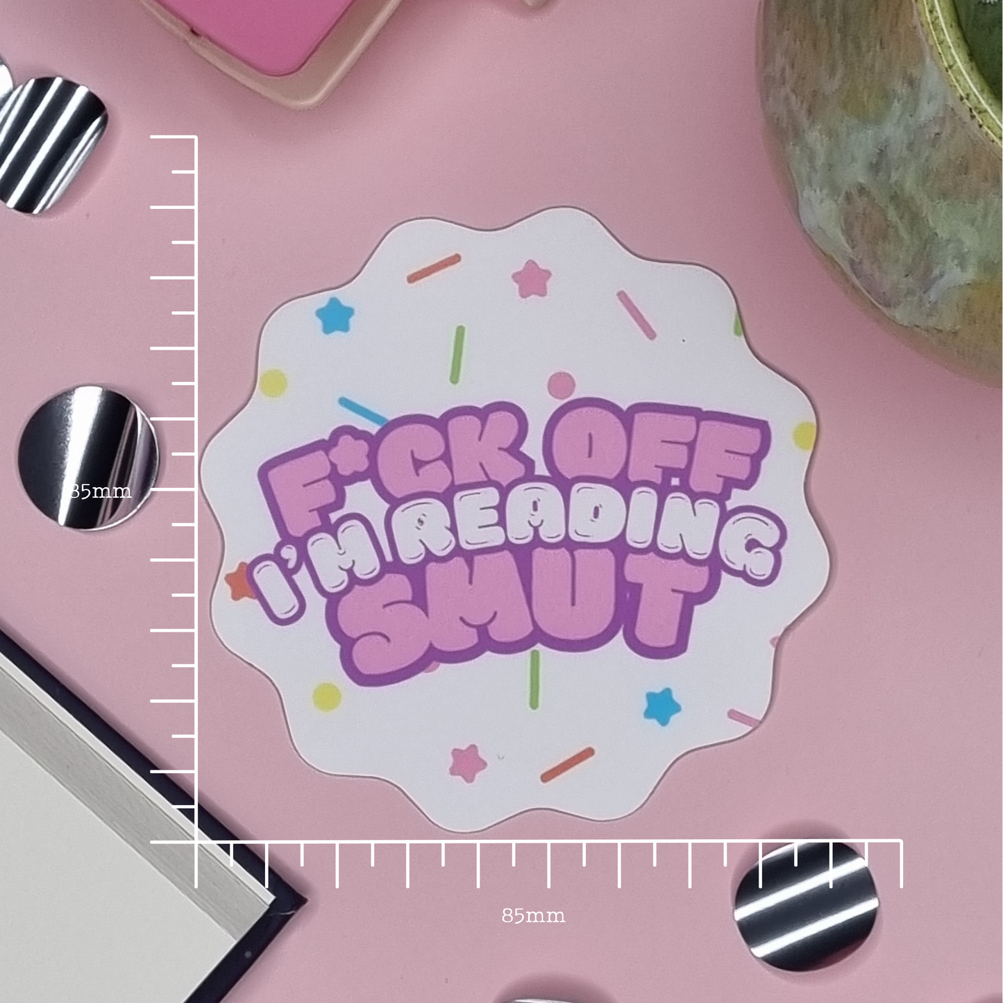 F Off Premium Sticker - Lavish Library