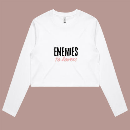 Enemies to Lovers Long Sleeve Crop - Lavish Library
