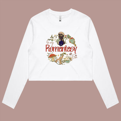 Romantasy Era Long Sleeve Crop - Lavish Library