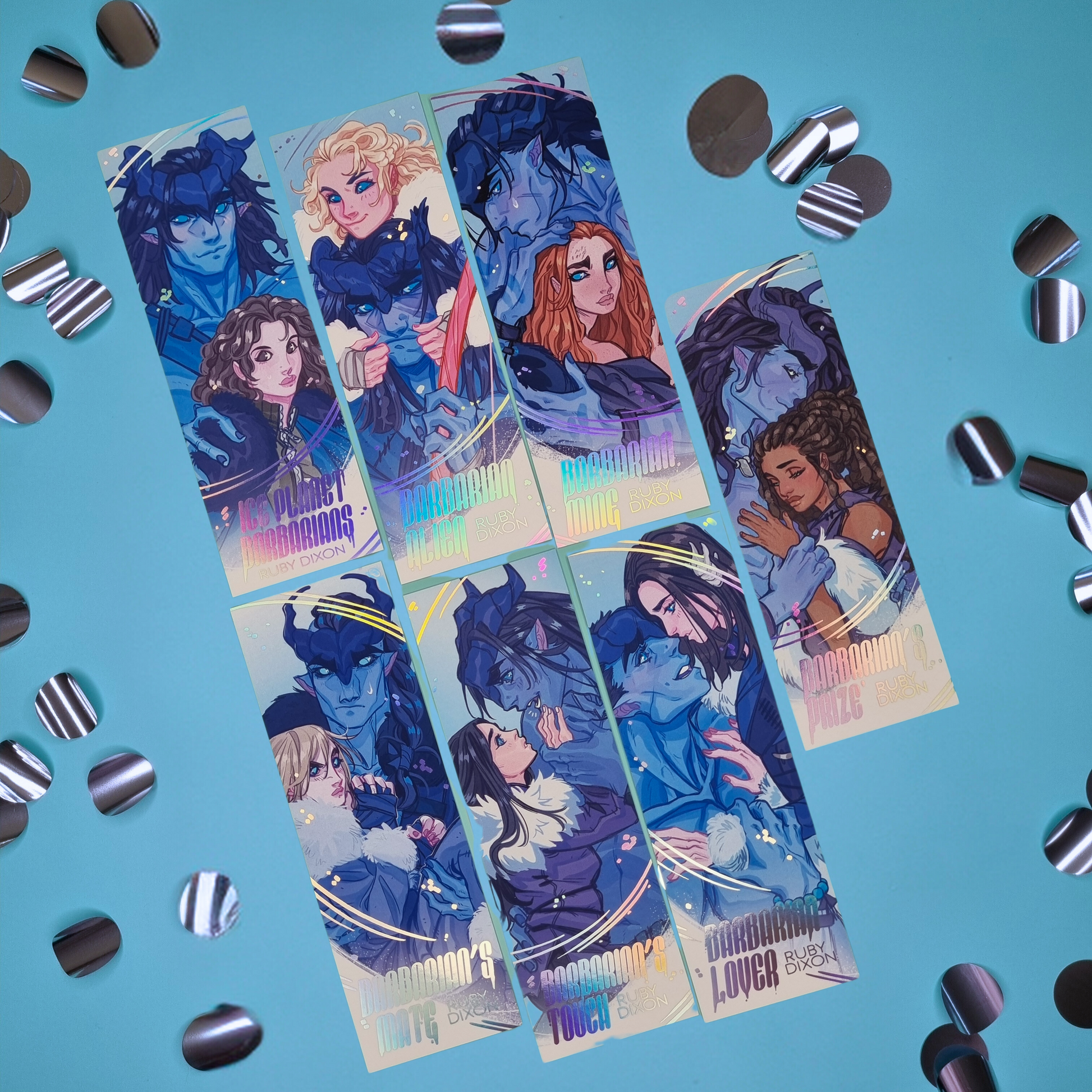 Ice Planet Barbarians Holographic Bookmarks - by CONKY - Lavish Library