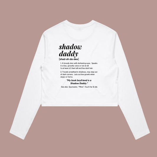 Shadow Daddy Long Sleeve Crop - Lavish Library