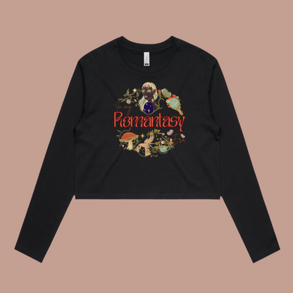 Romantasy Era Long Sleeve Crop - Lavish Library