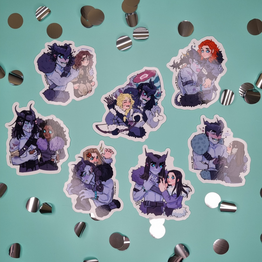 Ice Planet Barbarians Stickers - by CONKY - Lavish Library