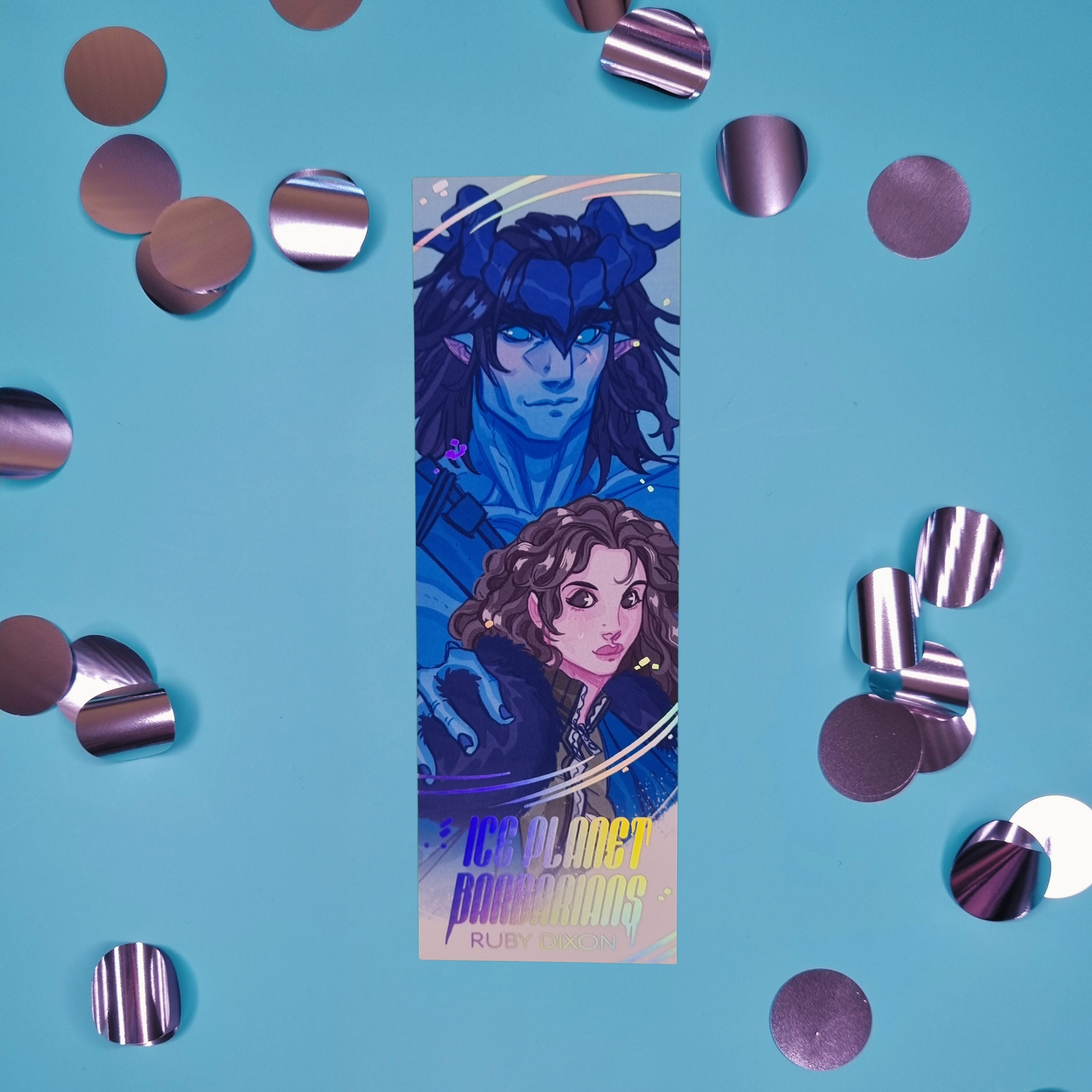Ice Planet Barbarians Holographic Bookmarks - by CONKY - Lavish Library