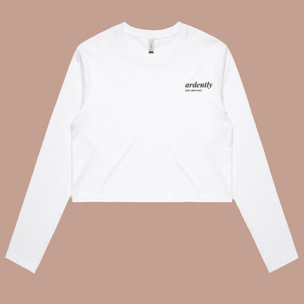 A Perfectly Tolerable Long Sleeve Crop - Lavish Library