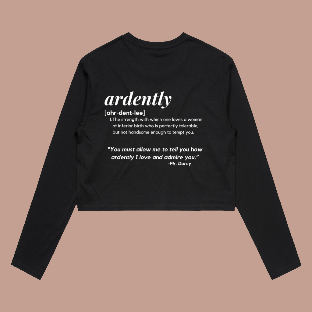 A Perfectly Tolerable Long Sleeve Crop - Lavish Library