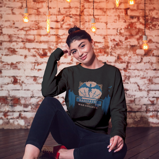 Send Me to War College Crew Sweatshirt (Boyfriend Fit) - Lavish Library